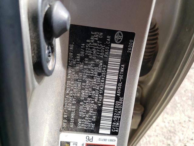 Photo 12 VIN: 4T4BF1FK3ER425543 - TOYOTA CAMRY 