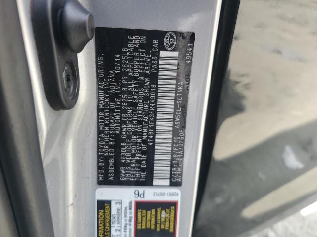 Photo 11 VIN: 4T4BF1FK3FR449018 - TOYOTA CAMRY 