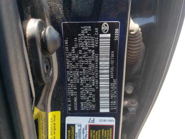 Photo 11 VIN: 4T4BF1FK3FR449682 - TOYOTA CAMRY LE 