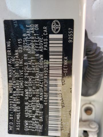 Photo 11 VIN: 4T4BF1FK3FR492032 - TOYOTA CAMRY LE 