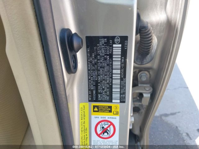 Photo 8 VIN: 4T4BF1FK3GR541831 - TOYOTA CAMRY 