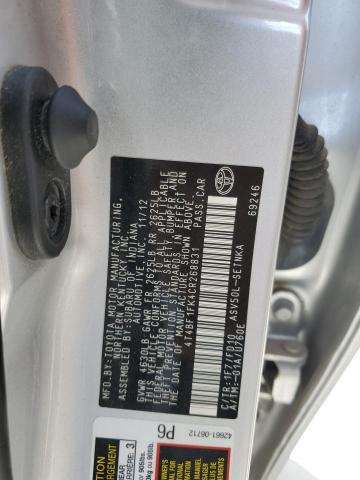 Photo 11 VIN: 4T4BF1FK4CR268831 - TOYOTA CAMRY 