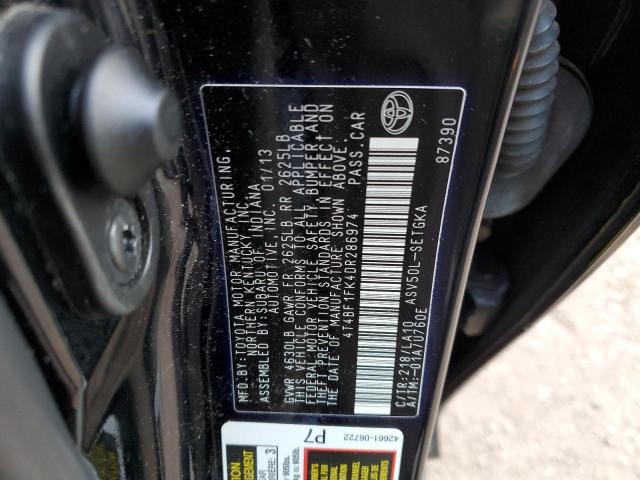 Photo 12 VIN: 4T4BF1FK4DR286974 - TOYOTA CAMRY 