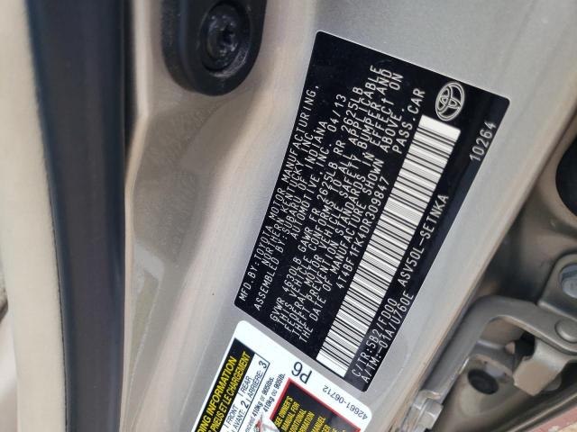 Photo 11 VIN: 4T4BF1FK4DR309847 - TOYOTA CAMRY L 