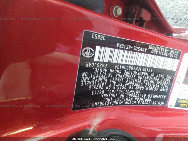 Photo 8 VIN: 4T4BF1FK4DR336434 - TOYOTA CAMRY 