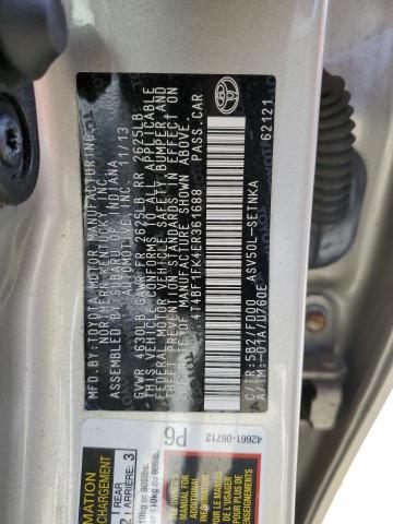 Photo 12 VIN: 4T4BF1FK4ER361688 - TOYOTA CAMRY L 