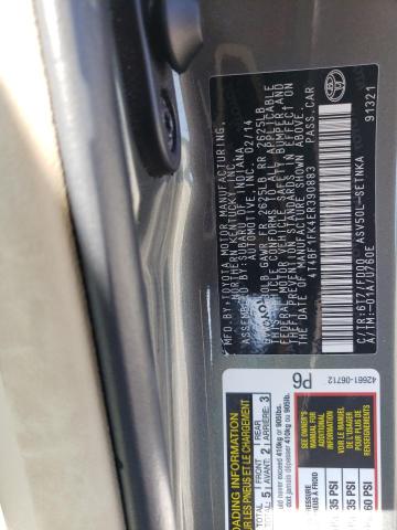 Photo 11 VIN: 4T4BF1FK4ER390883 - TOYOTA CAMRY L 