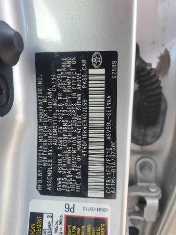 Photo 11 VIN: 4T4BF1FK4ER402059 - TOYOTA CAMRY 