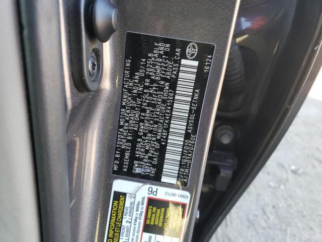 Photo 12 VIN: 4T4BF1FK4ER415667 - TOYOTA CAMRY 