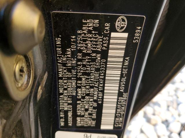 Photo 11 VIN: 4T4BF1FK4FR453370 - TOYOTA CAMRY LE 