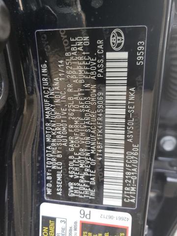 Photo 11 VIN: 4T4BF1FK4FR459069 - TOYOTA CAMRY 