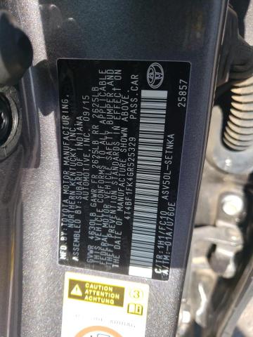 Photo 9 VIN: 4T4BF1FK4GR525329 - TOYOTA CAMRY LE 