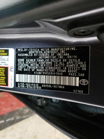 Photo 12 VIN: 4T4BF1FK5ER441646 - TOYOTA CAMRY L 