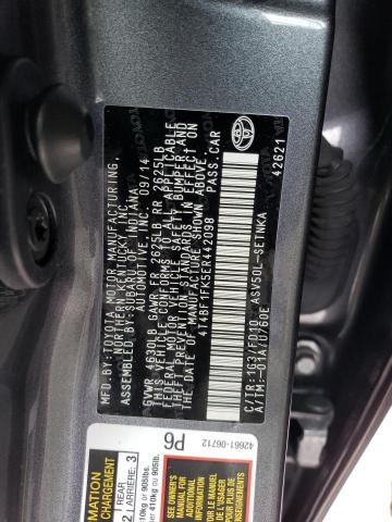 Photo 11 VIN: 4T4BF1FK5ER442098 - TOYOTA CAMRY L 