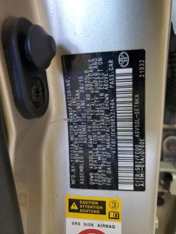 Photo 11 VIN: 4T4BF1FK5GR521404 - TOYOTA CAMRY 