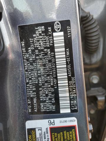 Photo 11 VIN: 4T4BF1FK6CR210719 - TOYOTA CAMRY BASE 