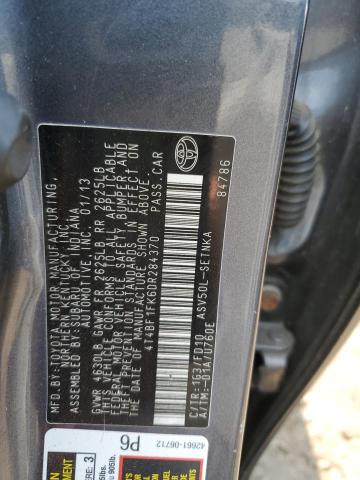 Photo 11 VIN: 4T4BF1FK6DR284370 - TOYOTA CAMRY 