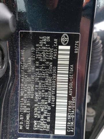 Photo 11 VIN: 4T4BF1FK6DR289360 - TOYOTA CAMRY L 