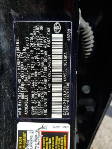 Photo 11 VIN: 4T4BF1FK6ER348361 - TOYOTA CAMRY L 