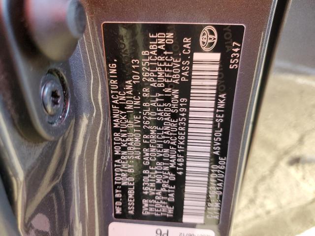 Photo 11 VIN: 4T4BF1FK6ER354919 - TOYOTA CAMRY 