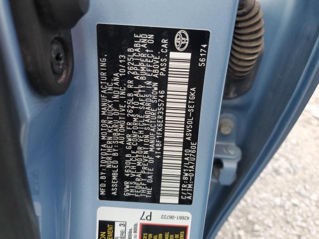 Photo 11 VIN: 4T4BF1FK6ER355746 - TOYOTA CAMRY 