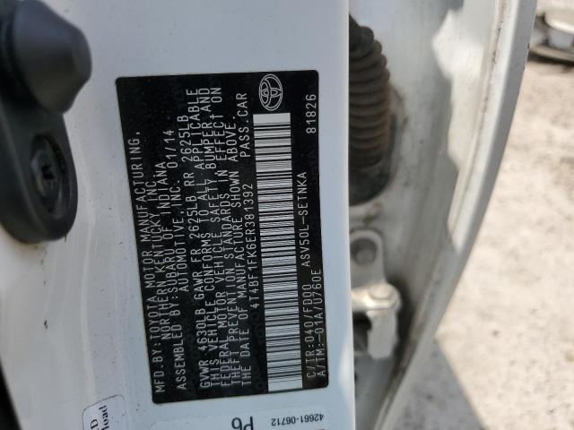 Photo 12 VIN: 4T4BF1FK6ER381392 - TOYOTA CAMRY 