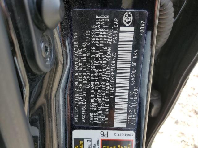 Photo 11 VIN: 4T4BF1FK6FR469523 - TOYOTA CAMRY 