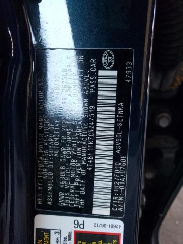 Photo 11 VIN: 4T4BF1FK7CR247519 - TOYOTA CAMRY BASE 