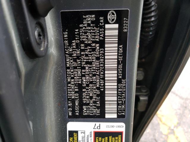 Photo 9 VIN: 4T4BF1FK7ER382793 - TOYOTA CAMRY L 