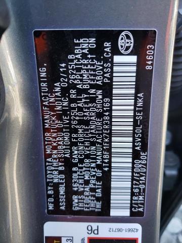 Photo 11 VIN: 4T4BF1FK7ER384169 - TOYOTA CAMRY 