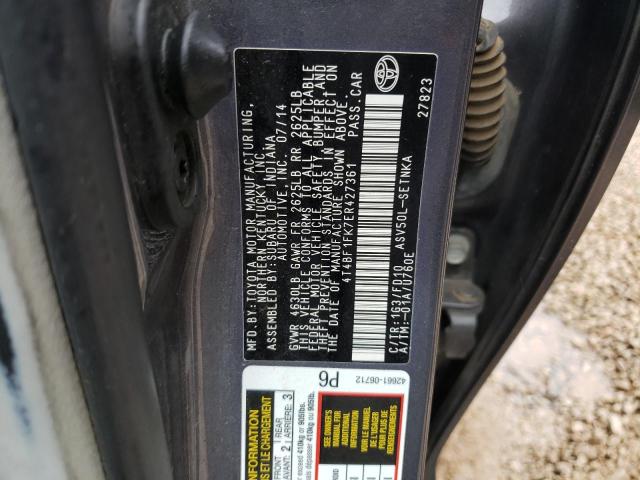 Photo 11 VIN: 4T4BF1FK7ER427361 - TOYOTA CAMRY 