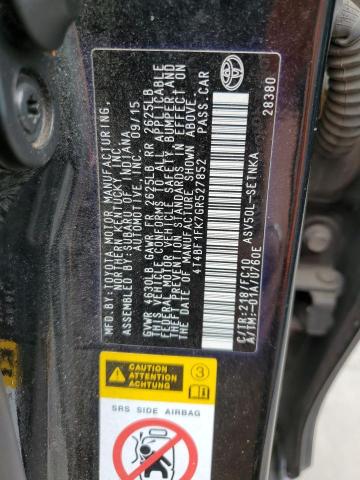 Photo 11 VIN: 4T4BF1FK7GR527852 - TOYOTA CAMRY 