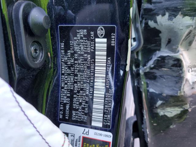 Photo 11 VIN: 4T4BF1FK8CR188075 - TOYOTA CAMRY 