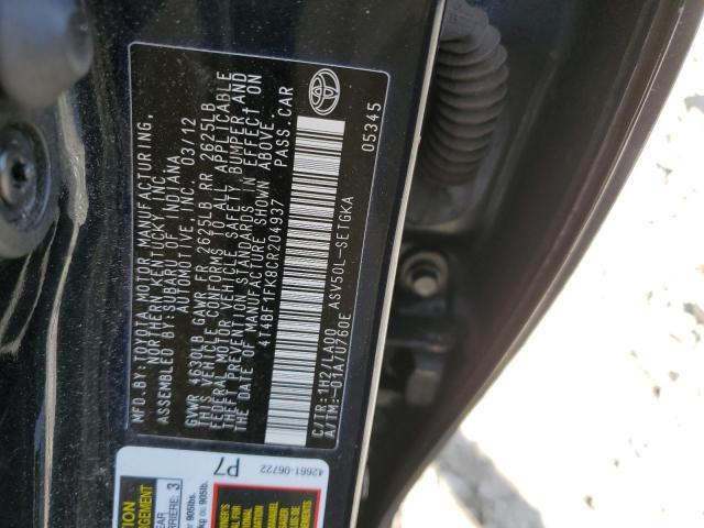 Photo 12 VIN: 4T4BF1FK8CR204937 - TOYOTA CAMRY 