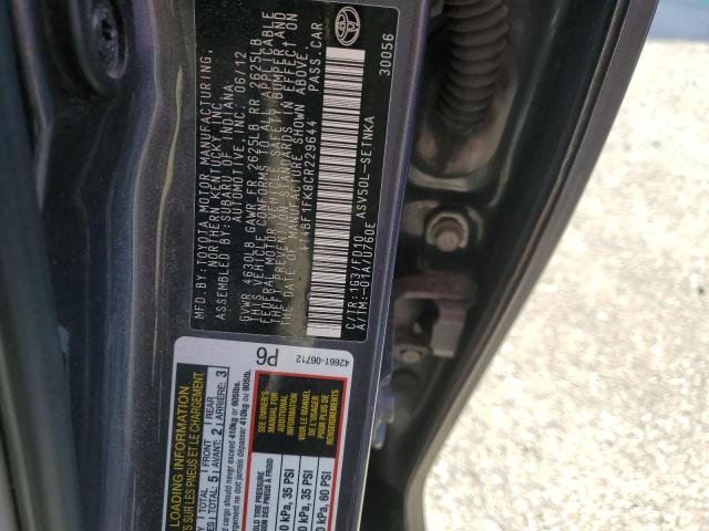 Photo 11 VIN: 4T4BF1FK8CR229644 - TOYOTA CAMRY BASE 