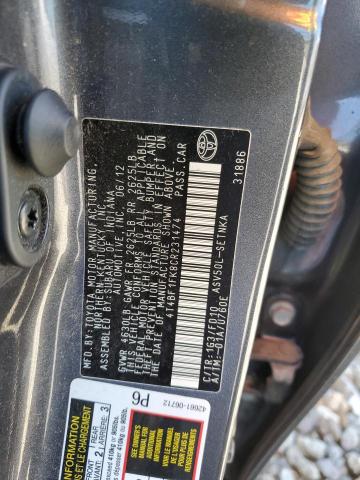 Photo 11 VIN: 4T4BF1FK8CR231474 - TOYOTA CAMRY 