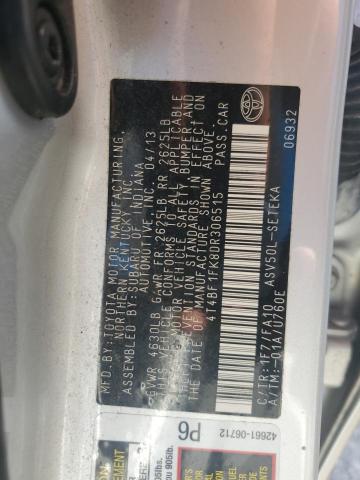 Photo 11 VIN: 4T4BF1FK8DR306515 - TOYOTA CAMRY L 