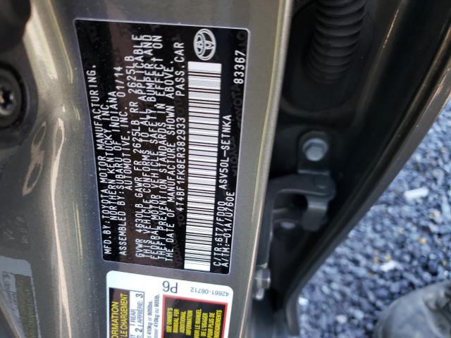 Photo 9 VIN: 4T4BF1FK8ER382933 - TOYOTA CAMRY L 