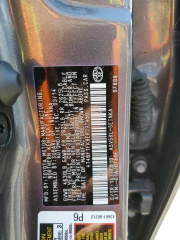 Photo 12 VIN: 4T4BF1FK8ER397450 - TOYOTA CAMRY 