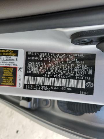 Photo 11 VIN: 4T4BF1FK8ER433623 - TOYOTA CAMRY L 