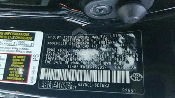 Photo 2 VIN: 4T4BF1FK8FR452027 - TOYOTA CAMRY 