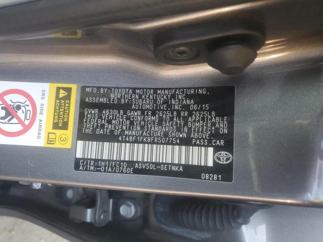 Photo 12 VIN: 4T4BF1FK8FR507754 - TOYOTA CAMRY LE 