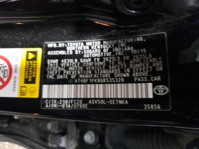 Photo 11 VIN: 4T4BF1FK8GR535328 - TOYOTA CAMRY LE 