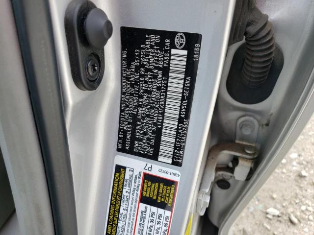 Photo 12 VIN: 4T4BF1FK9DR317751 - TOYOTA CAMRY L 