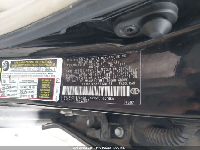 Photo 8 VIN: 4T4BF1FK9ER338178 - TOYOTA CAMRY 