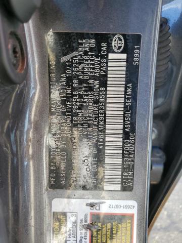 Photo 11 VIN: 4T4BF1FK9ER358558 - TOYOTA CAMRY L 