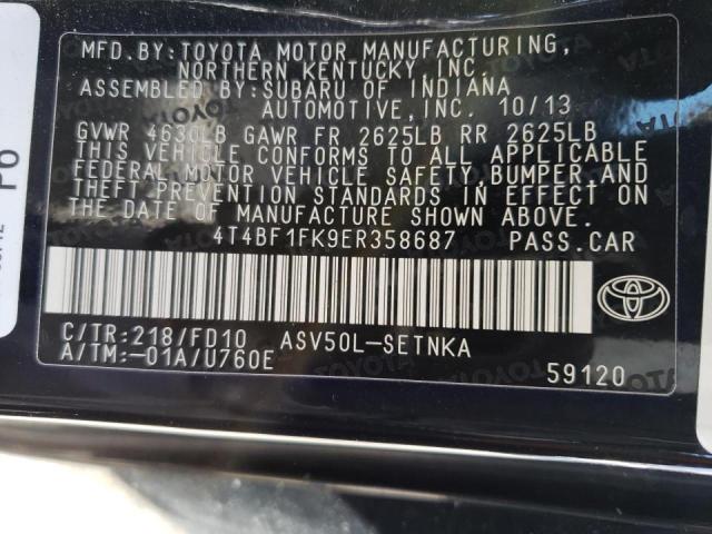 Photo 11 VIN: 4T4BF1FK9ER358687 - TOYOTA CAMRY L 