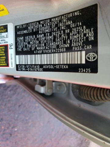 Photo 11 VIN: 4T4BF1FK9ER422968 - TOYOTA CAMRY L 