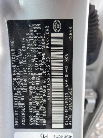 Photo 11 VIN: 4T4BF1FK9ER435123 - TOYOTA CAMRY L 