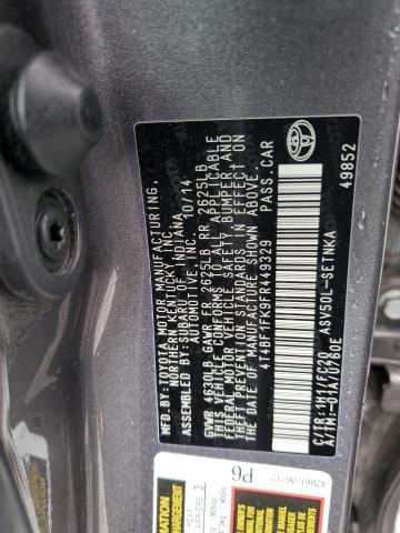 Photo 11 VIN: 4T4BF1FK9FR449329 - TOYOTA CAMRY 